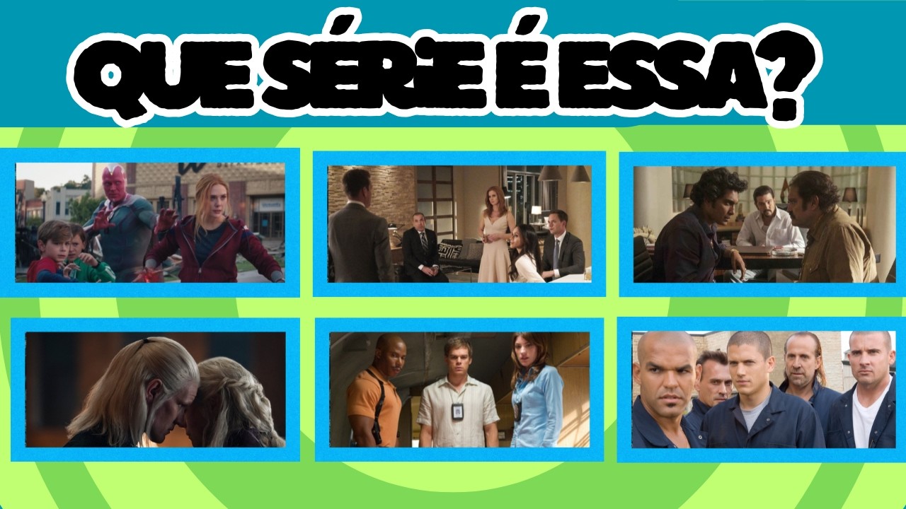 Adivinhe a Série pela Imagem 🎬👀 | Você Reconhece qual é a sérieda imagem - desafio quiz D+?