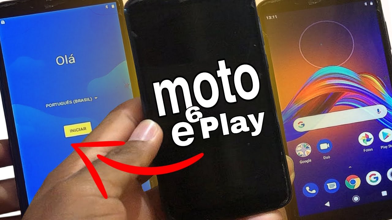Moto E6 Play - Como Remover Conta Google Moto E6 Play sem PC 
