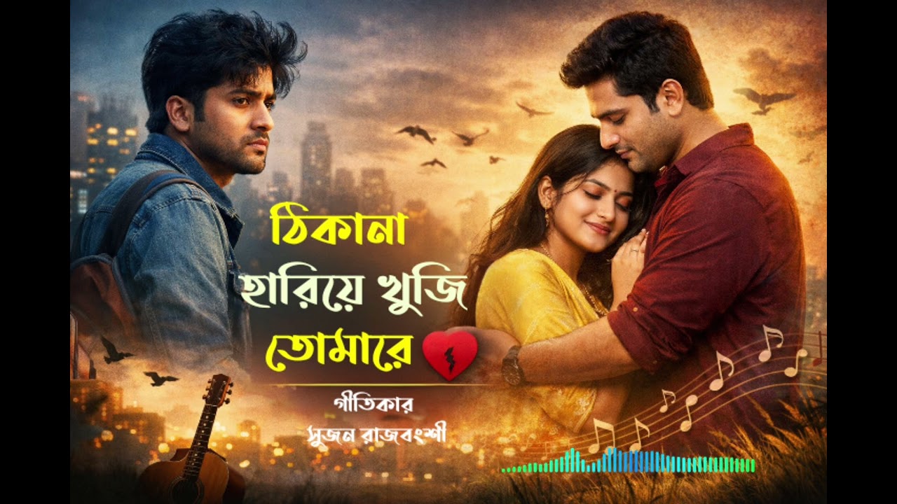 গান - ঠিকানা হারিয়ে খুজি তোমারে | Thikana Hariea Kuji Tumare