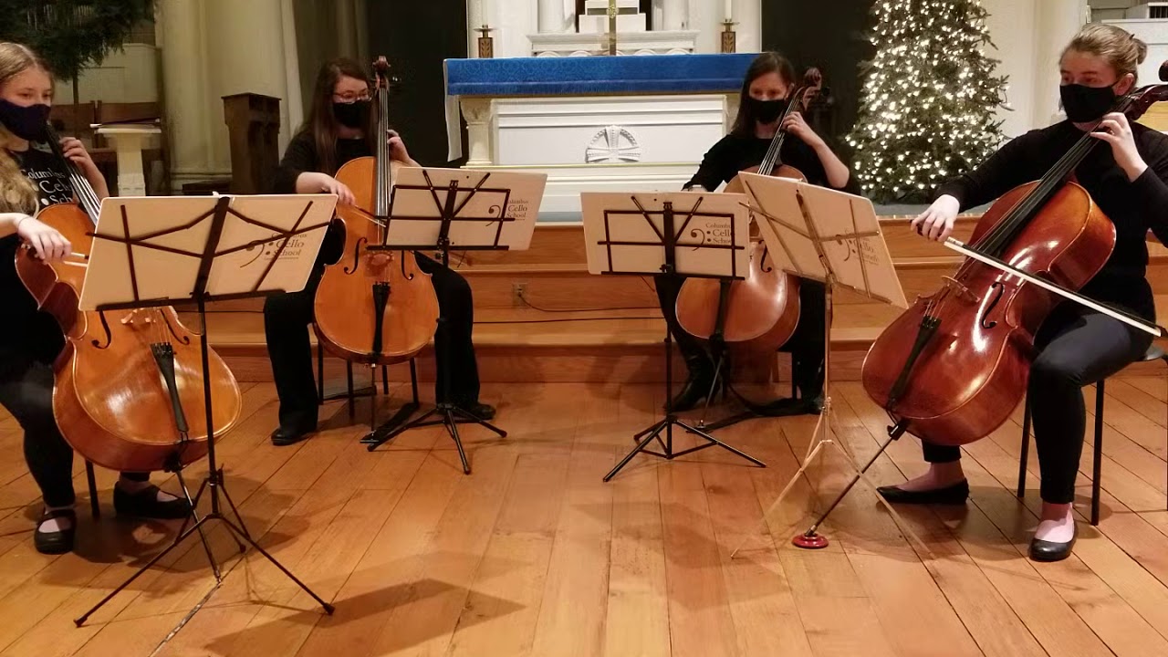 Jingle Bells for Cello Quartet Covid Edition