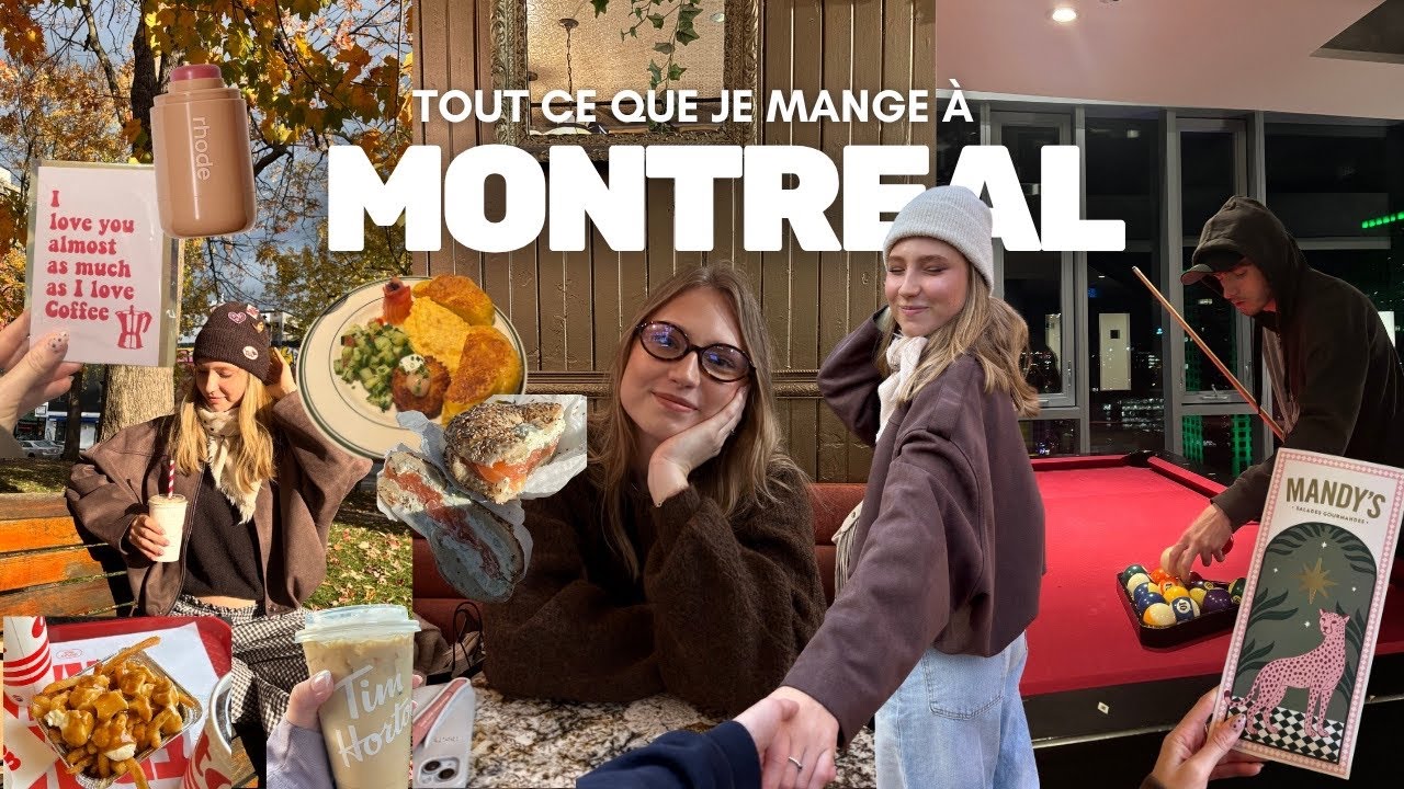 TOUT CE QUE JE MANGE ET ACHÈTE À MONTREAL