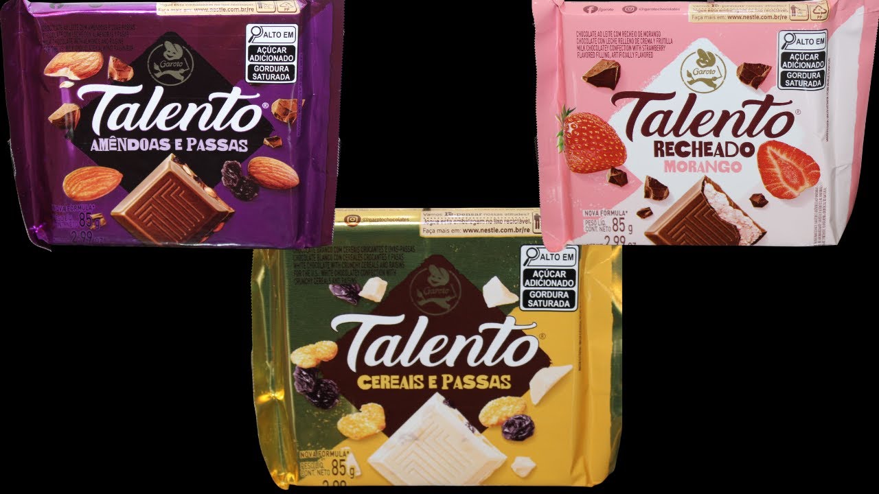 Talento: Almonds & Raisins, Crunchy Cereals & Raisins and Strawberry Review