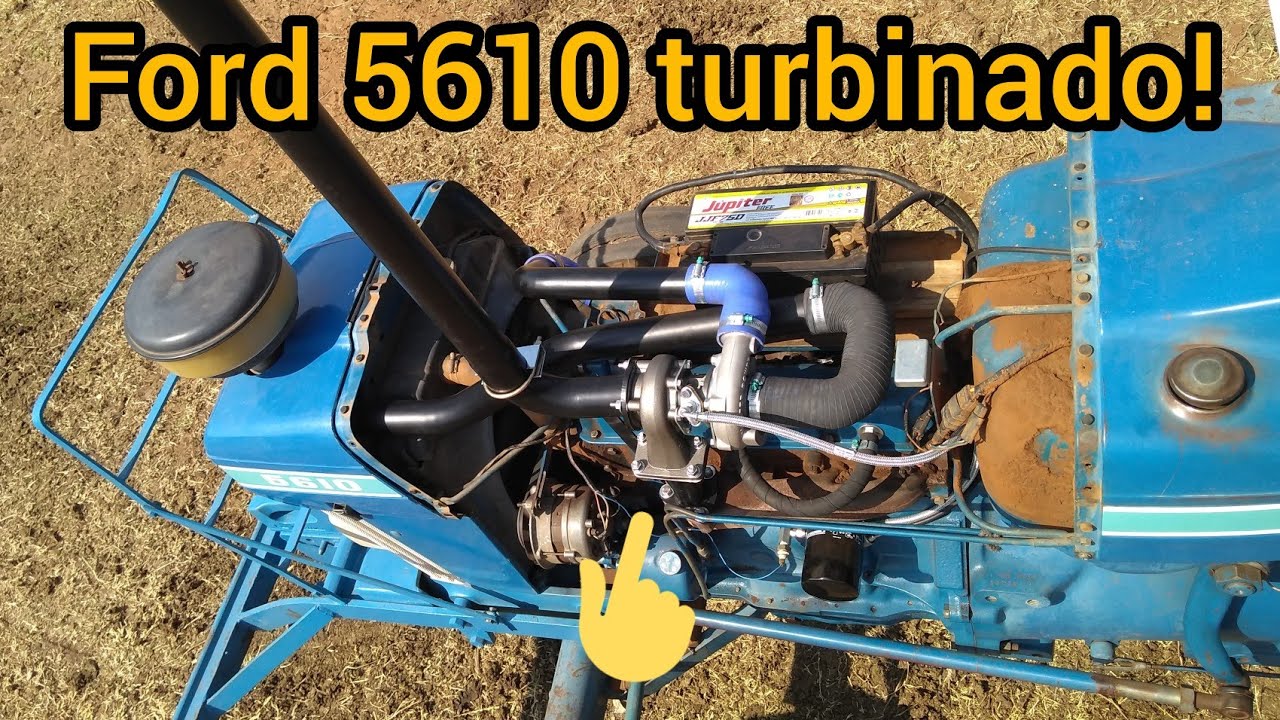 Como Turbinar um Trator Ford 5610?Montagem completa do kit de turbina! Ford 5610 Turbinado!