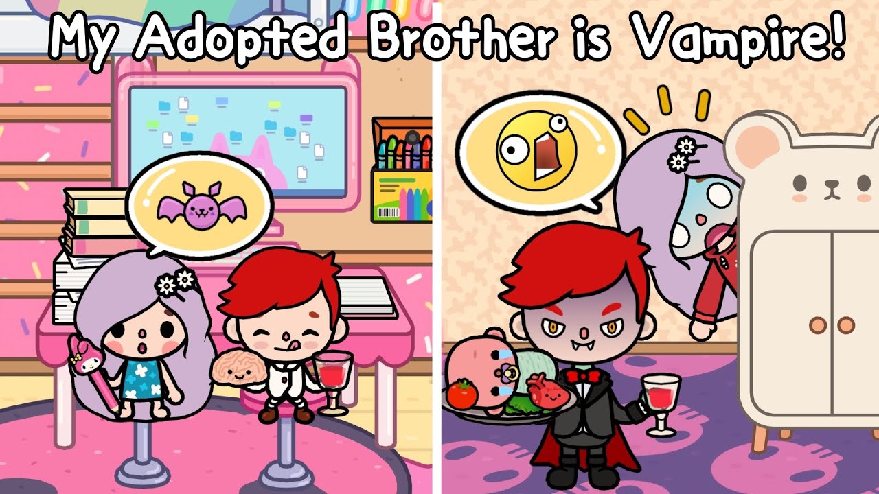 My Adopted Brother is Vampire😱🧛🏻🍼Sad Story | Toca Life Story | Toca Boca l Toca Life World