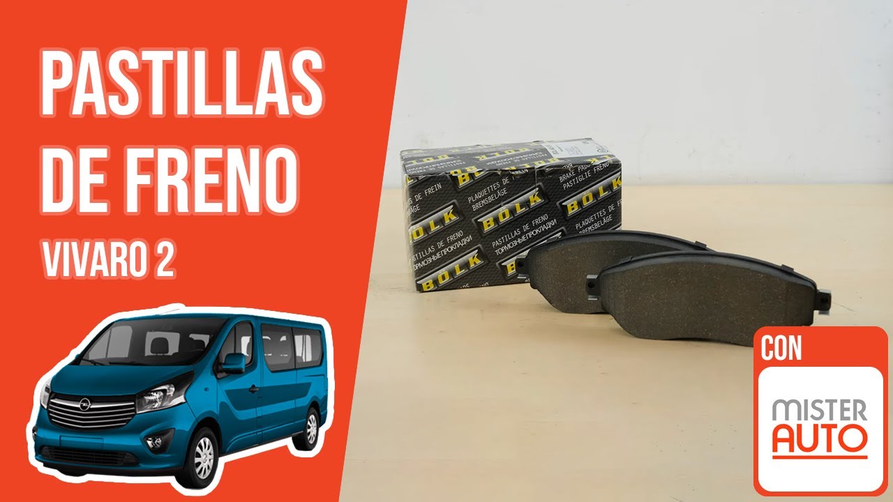 Cómo cambiar las pastillas de freno delanteras Vivaro 2 🚗