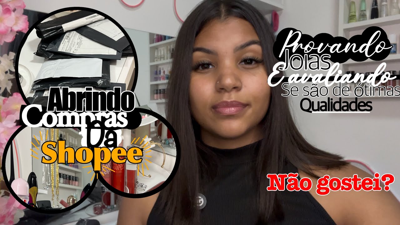 Provando Joias que comprei na Shopee + Pre&ccedil;os e links