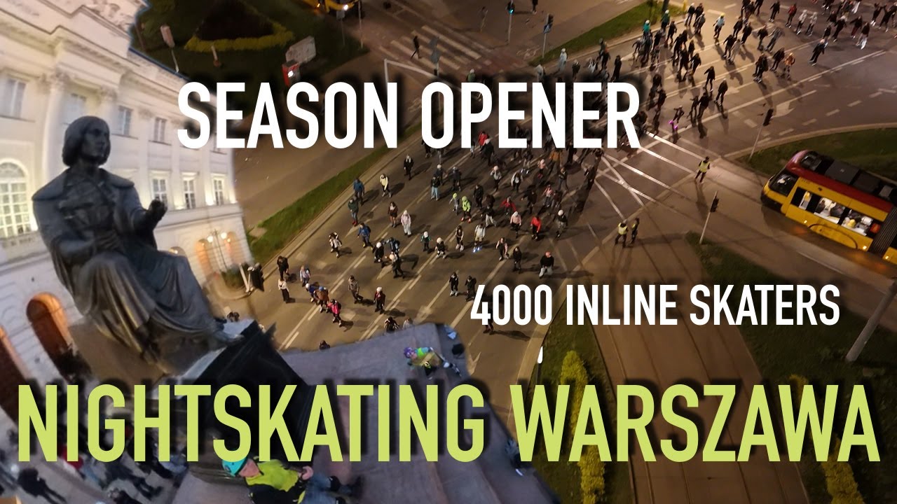 Nightskating Warszawa #1/2025 — открытие сезона: 4000 роллеров на улицах Варшавы