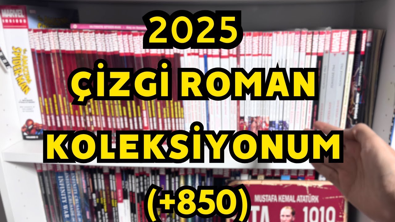 2025 &Ccedil;İZGİ ROMAN MANGA KOLEKSİYONUM  KANALIN 3. YILI !!!! +850 CİLT #&ccedil;izgiroman