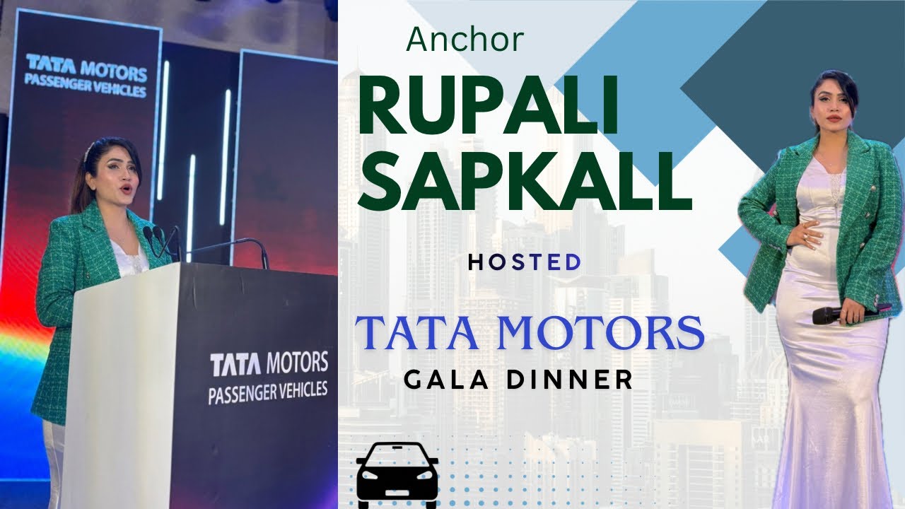Anchored by Rupali Sapkall | Tata Motors Gala Dinner | Celebrating Champions in Mumbai✨