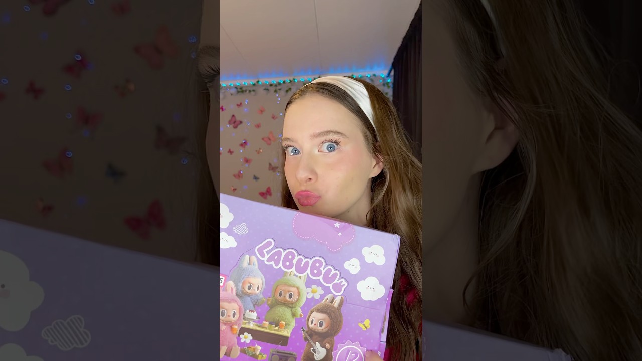 UNBOXING LABUBU BLIND BOXES✨💜 #cute #unboxing #toyunboxing #blindbox #toys #labubu #sanrio #fyp