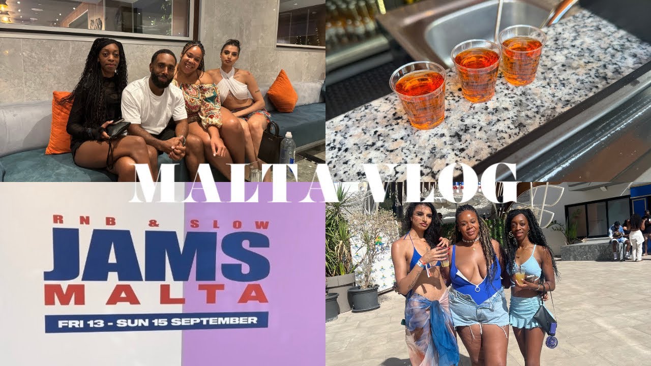 MALTA VLOG | RnB N Slow Jams Malta 2024 + We DRANK + Friend Therapy + It’s The Vibe For Me