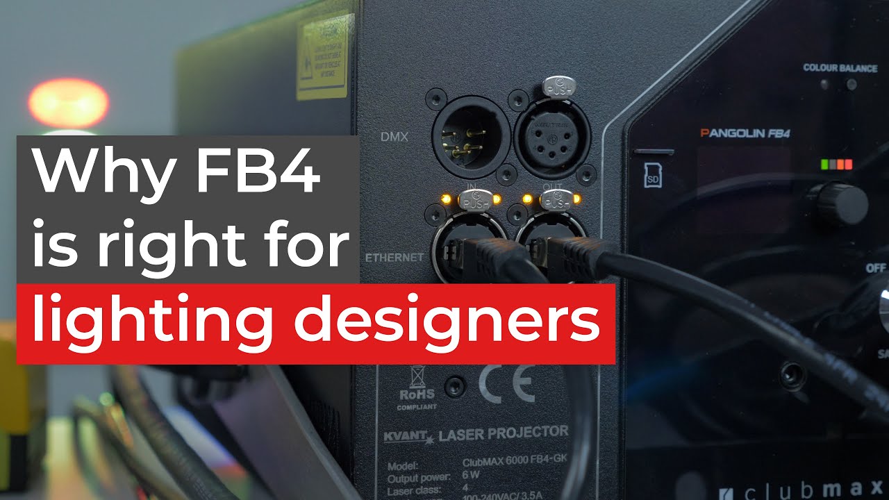 Laser Show Control for Lighting Designers | Pangolin FB4 Overview