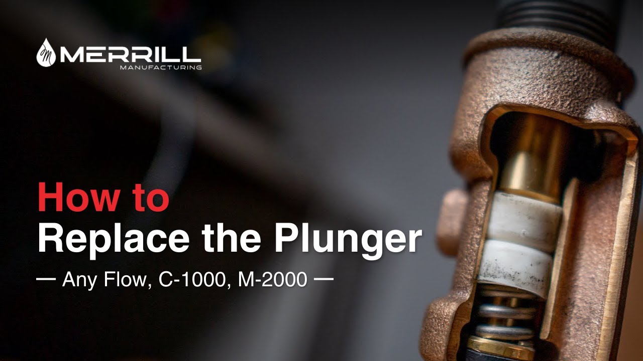 How to Replace the Plunger - Any Flow, C-1000, and M-2000 Yard Hydrants