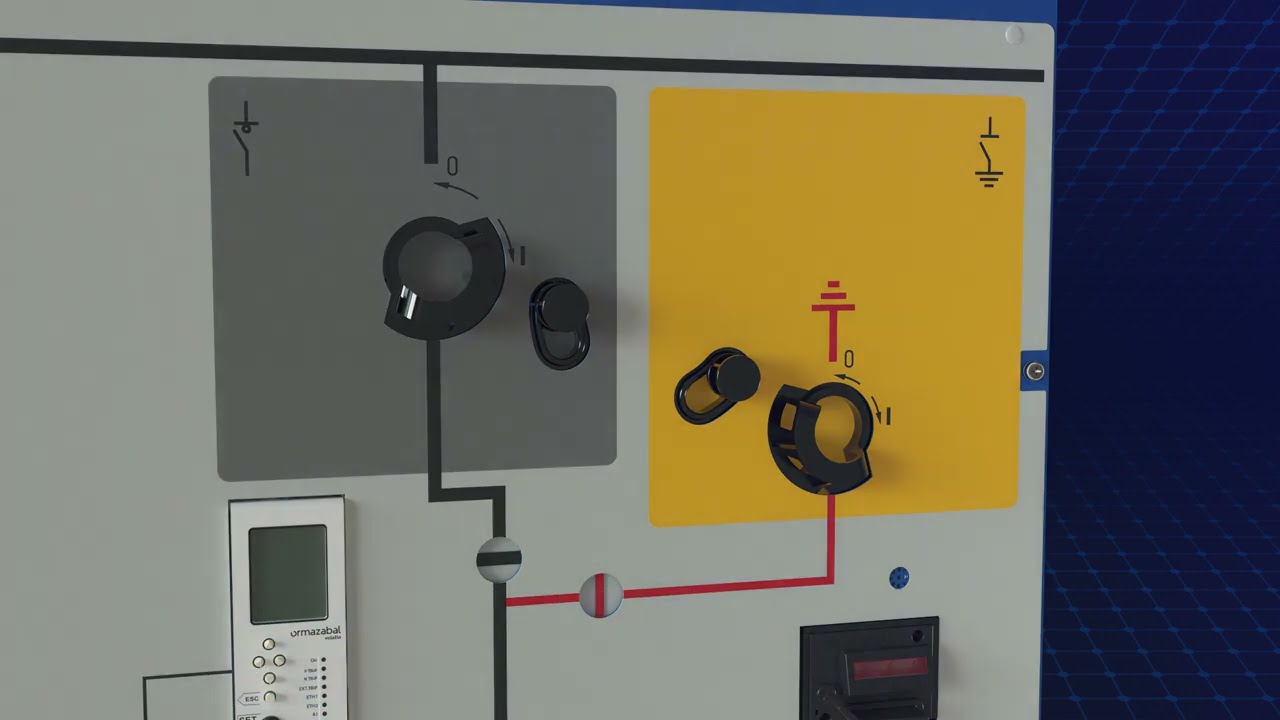 Secuencia de operaciones en celdas Ormazabal cgm.3 -v