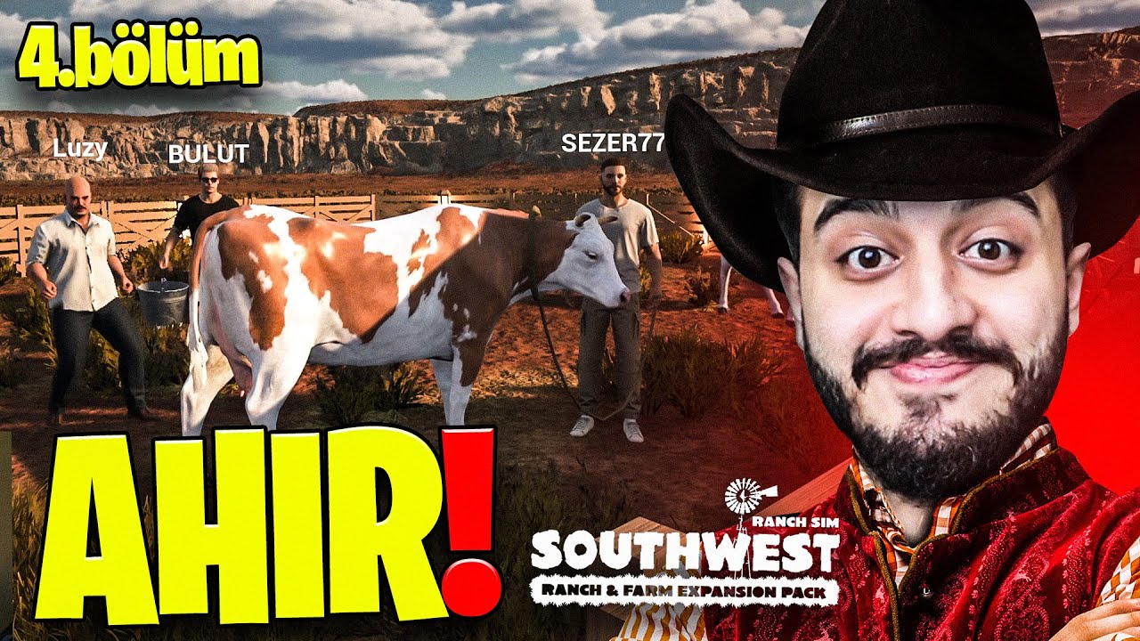 SONUNDA İNEK AHIRI YAPTIK! PETROL ARIYORUZ! Ranch Simulator #4