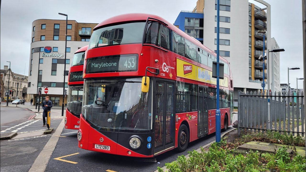 Full Route Visual. Route 453: Deptford Bridge - Marylebone