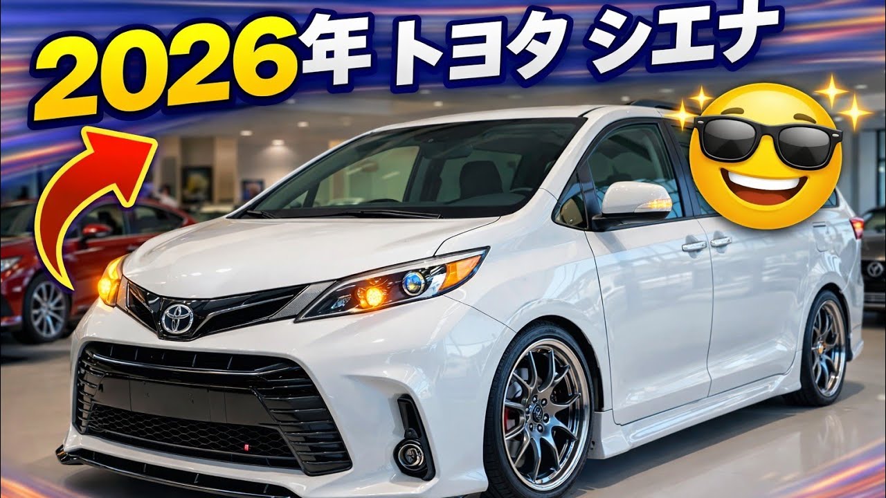 2026年 トヨタ シエナ｜みんなが注目するハイブリッドミニバン！** 🚐🔥