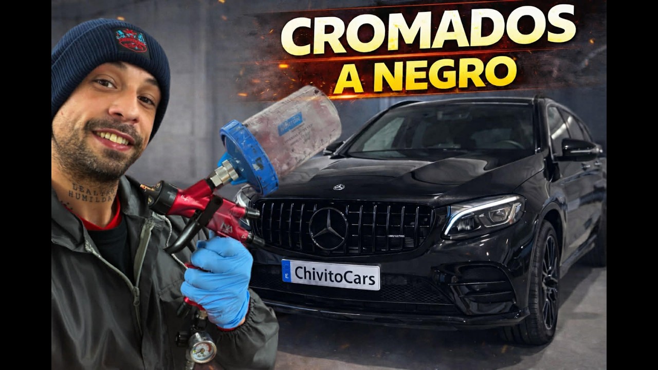 Le quitamos TODO el Cromado... 100% Full Black 🔥