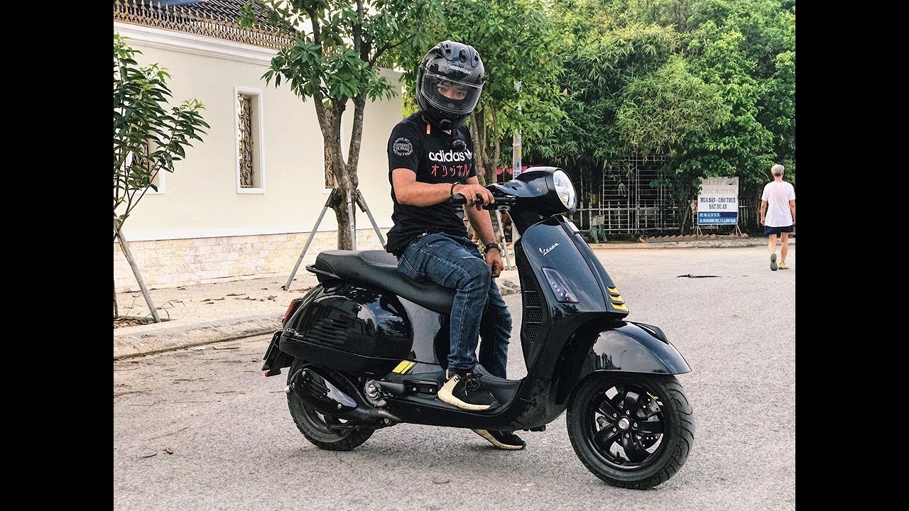 Review Vespa Gts 300 Độ Đồ Chơi Tại STN Workshop.