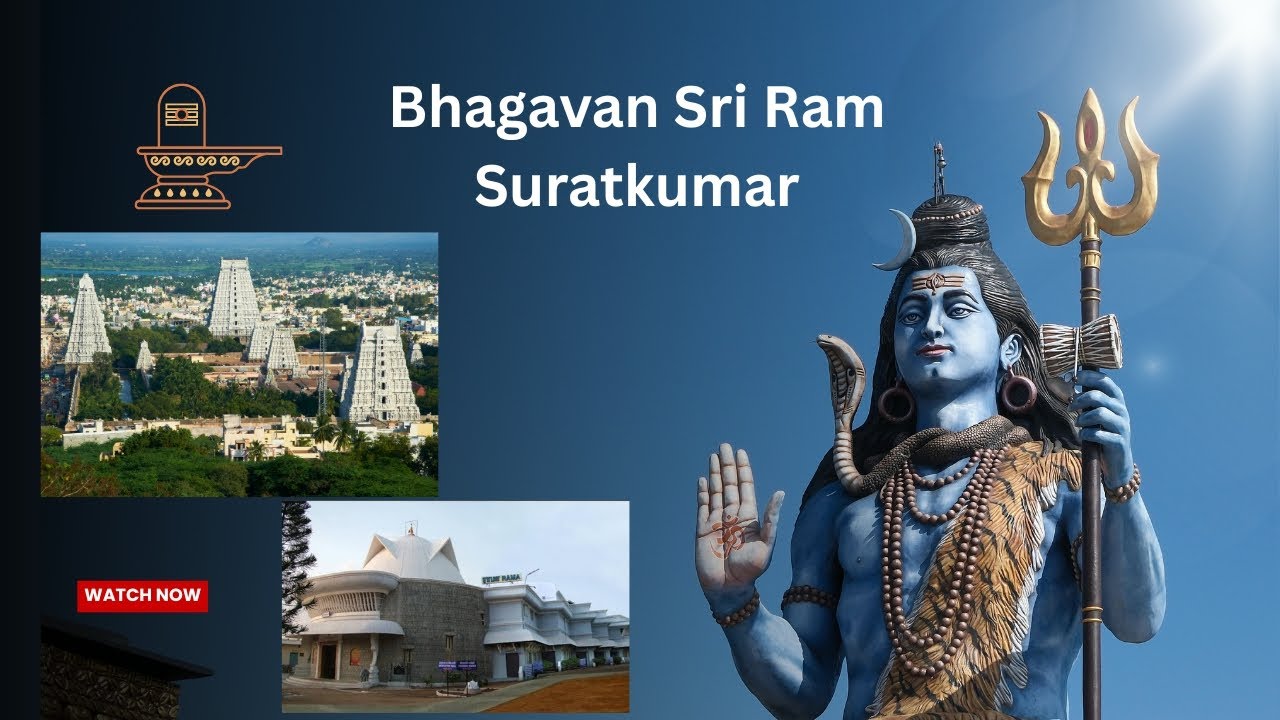 Thiruvannamalai 🙏| Bhagwan Shri Ram SuratKumar Ashrama vlog | Pournami Girivalam|#devotional #bless 