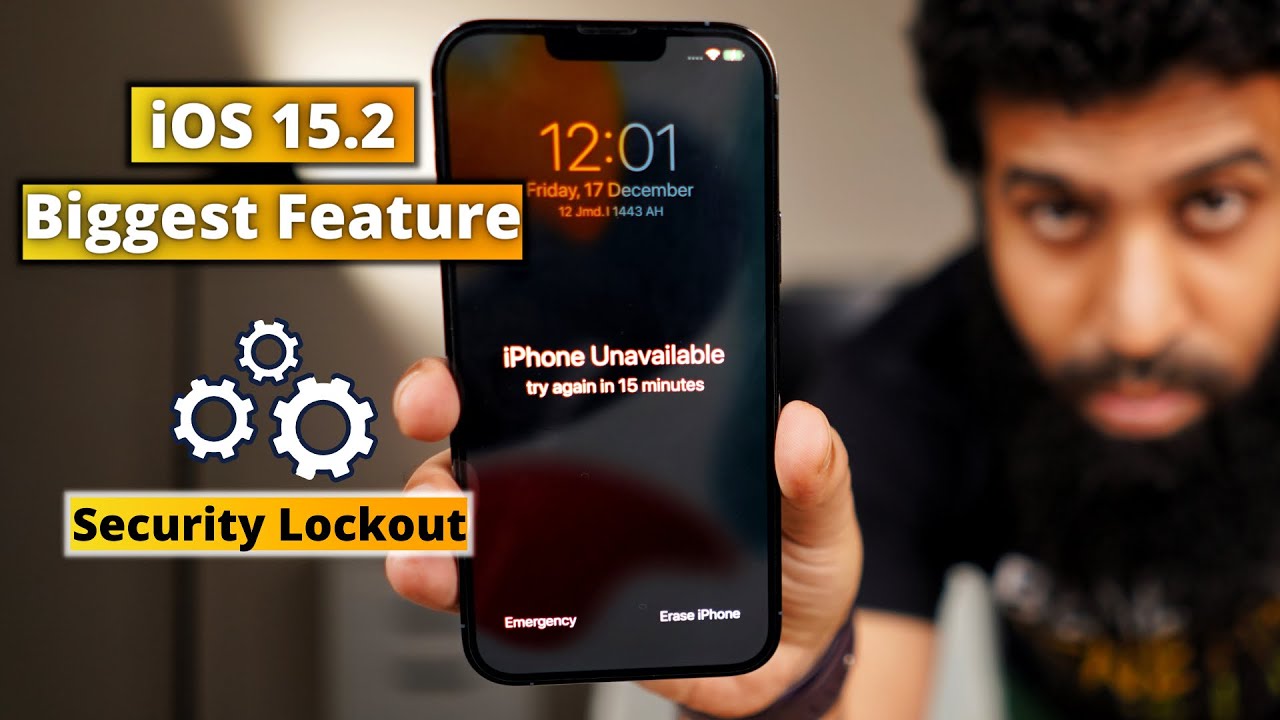 iOS 15.2 Biggest Feature | Security Lockout | Reset iPhone without mac or pc | iPhone unavailable