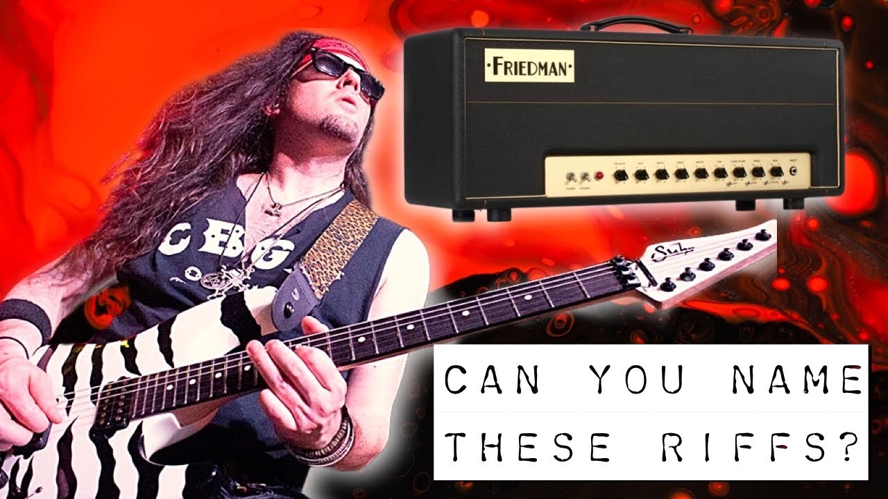 10 Minutes of 80's Riffs | Friedman BE100