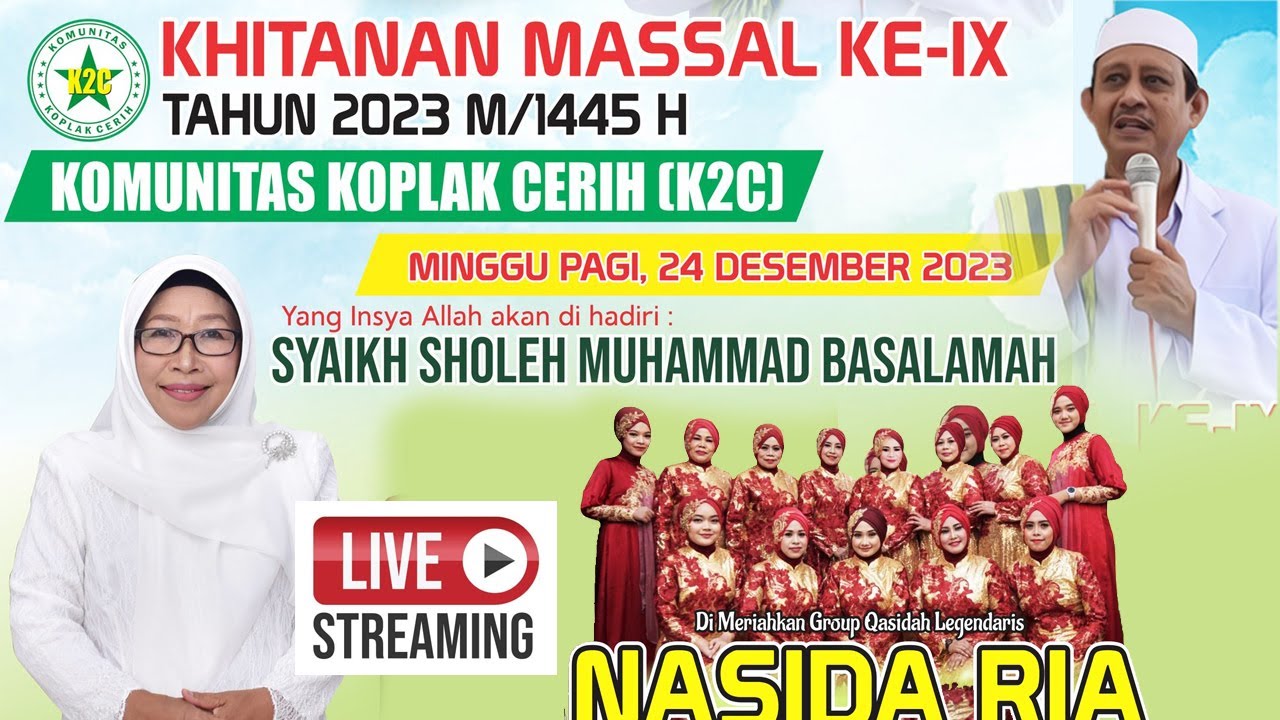 NASIDA RIA live On KOMUNITAS KOPLAK CERIH , #2023