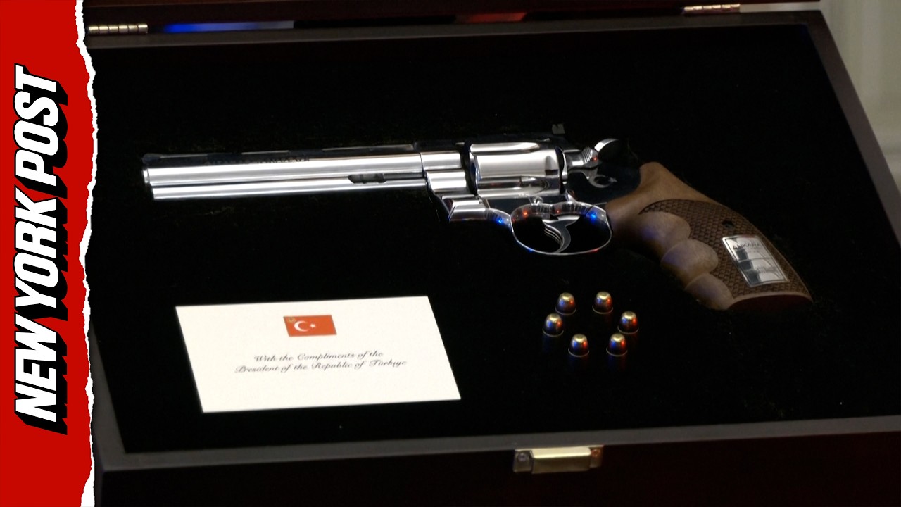 NATO Leaders Gifted a Vintage Revolver and Ammunition by Turkish President Erdogan