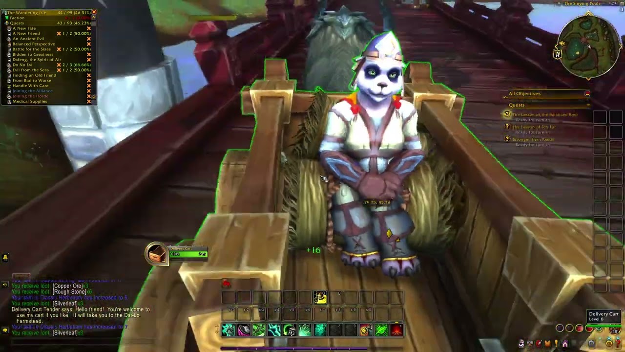 Can we max Level a Neutral Panda in WoW ? Level 8-12