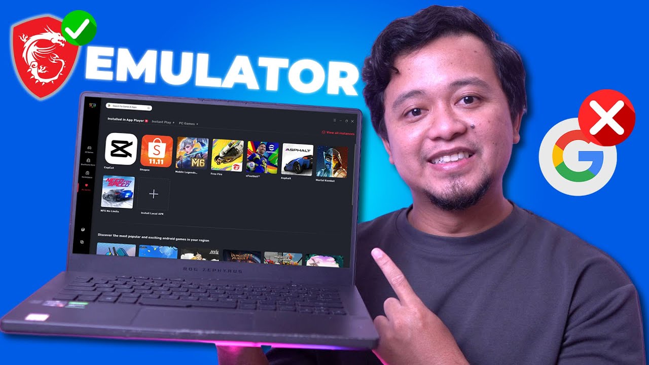 BYE BYE GOOGLE EMULATOR! Cobain Emulator Android Dari MSI! MSI App Player Support 240 FPS