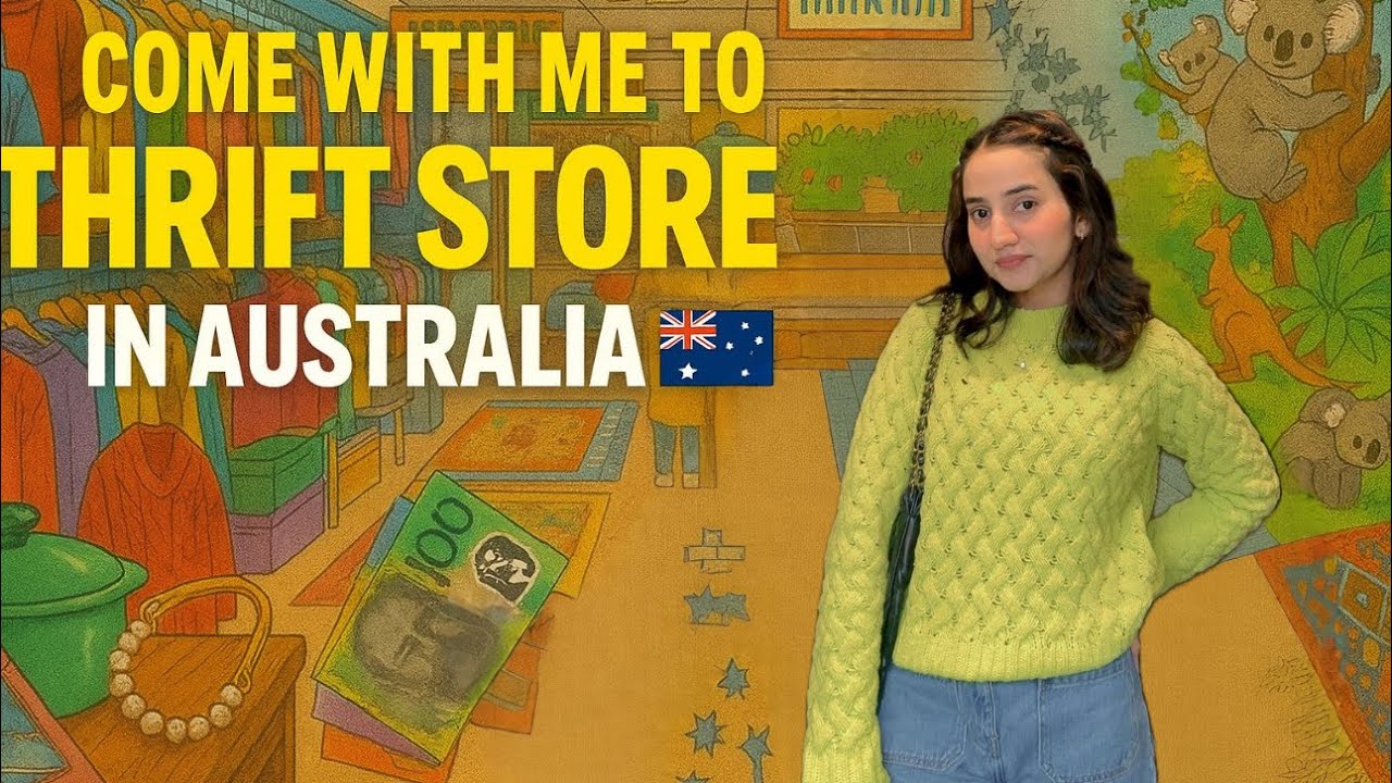 Thrift stores in Australia (Landa Bazar) 😳🛍️👧👀 #australia #thriftstorefinds 