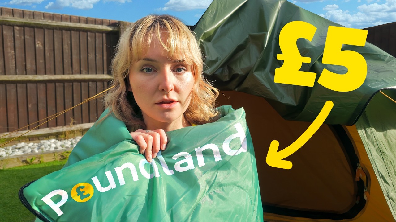 I tried camping with gear from Poundland