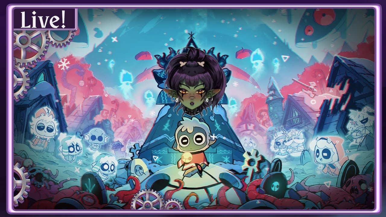 This snow is blowing sooo hard!❄️Can you help keep me warm? 🥶 | Goth Gaming Goblin Vtuber 🖤
