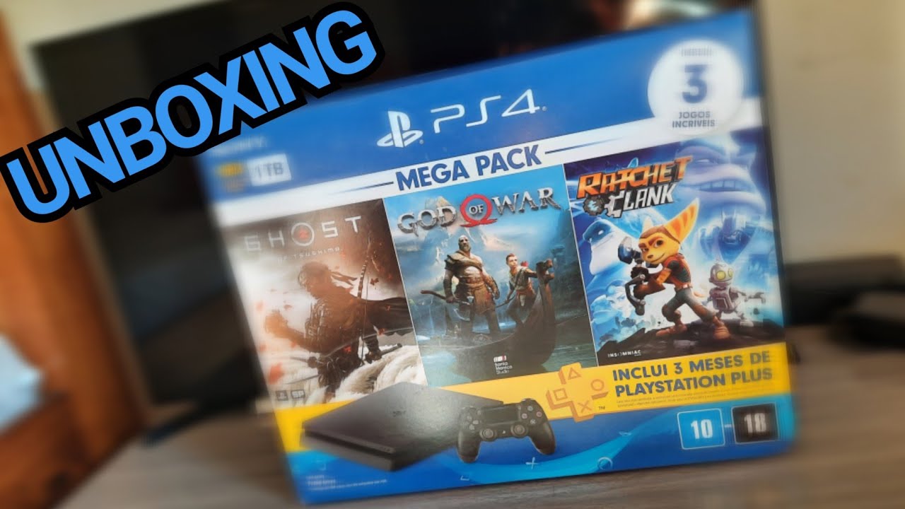 UNBOXING PS4 MEGA PACK + DICAS