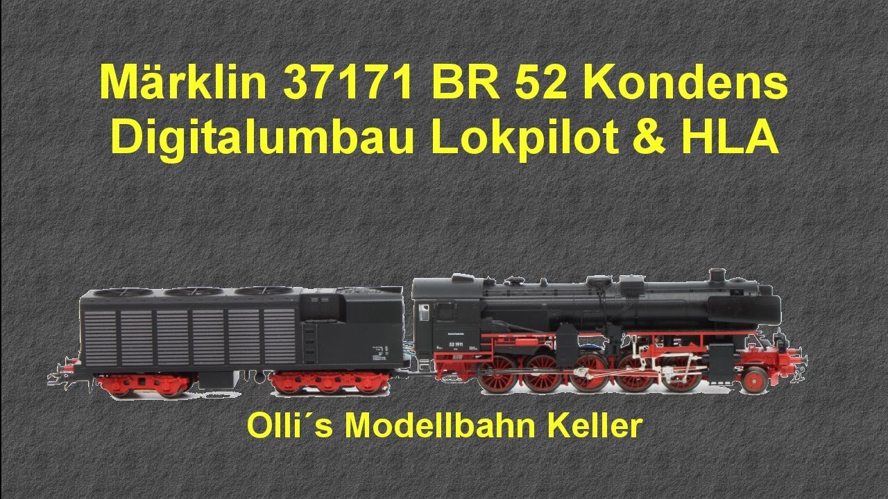 Märklin 37171 BR 52 Decoderumbau auf ESU Lokpilot V4 DCC und 21 MTC