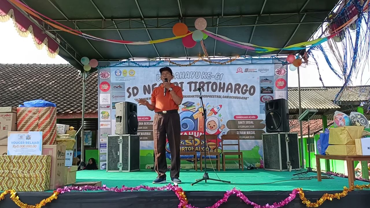 Sambutan Lurah Kalurahan Tirtohargo (Bapak Sugiyamta) dalam HUT ke-61 SDN TIRTOHARGO 🎉🎉🎉