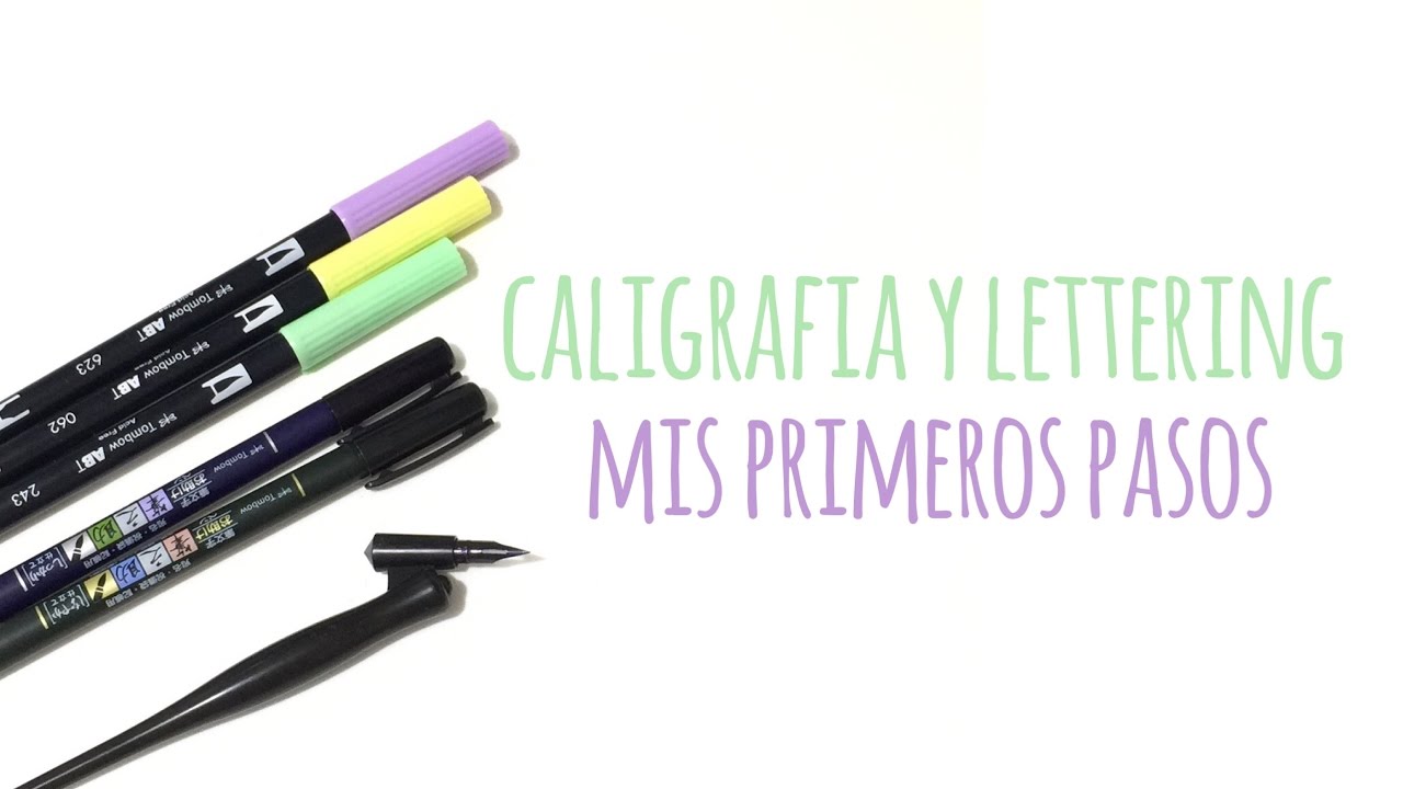 Caligrafía y lettering - Mis primeros pasos
