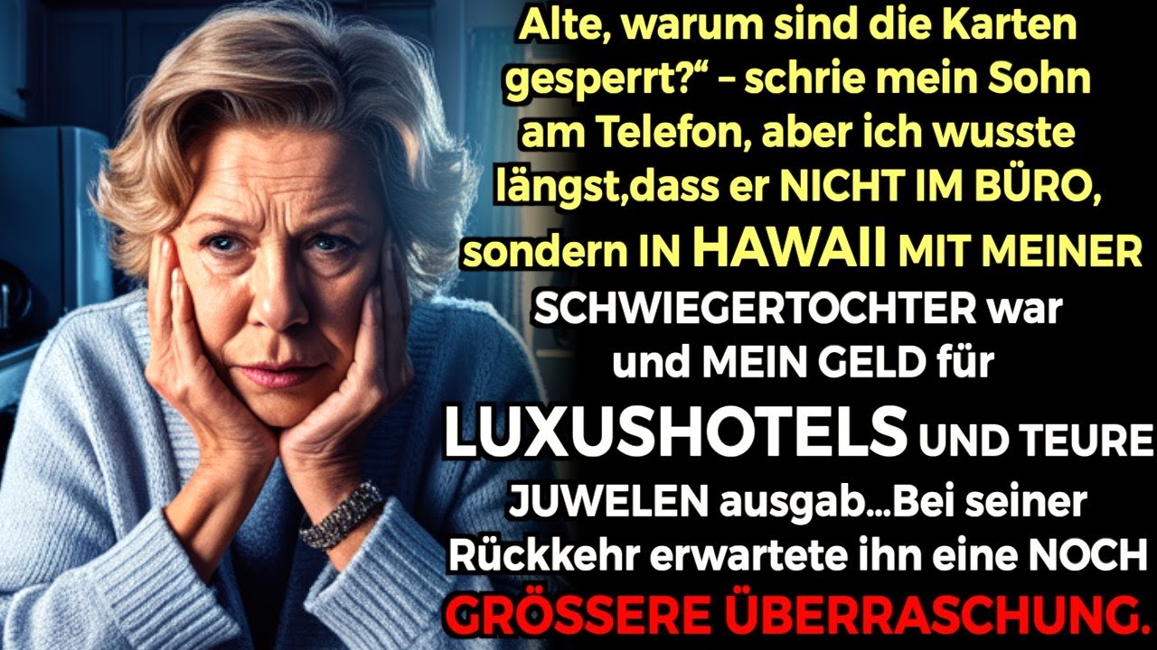 Alte, warum sind die Karten gesperrt?!“, schrie mein Sohn – statt zu arbeiten floh er mit MEINEM GEL
