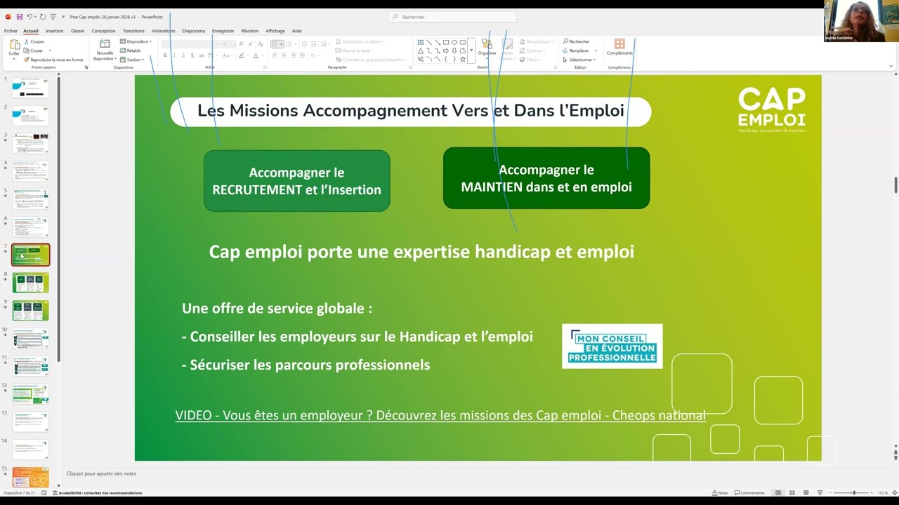 Normandie - Webinaire Missions de Cap Emploi