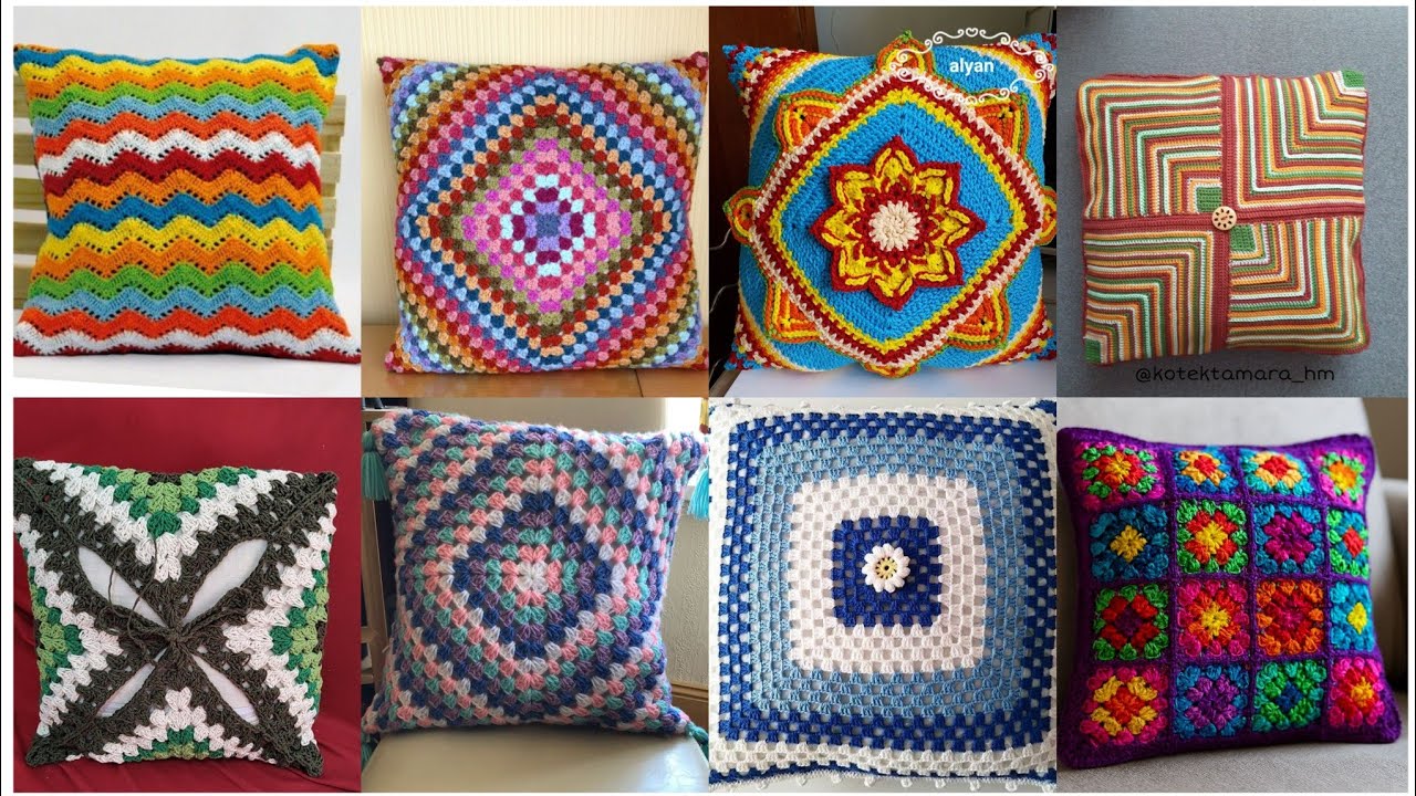 Demanding and Stunning New crochet handmade cushion designs ideas