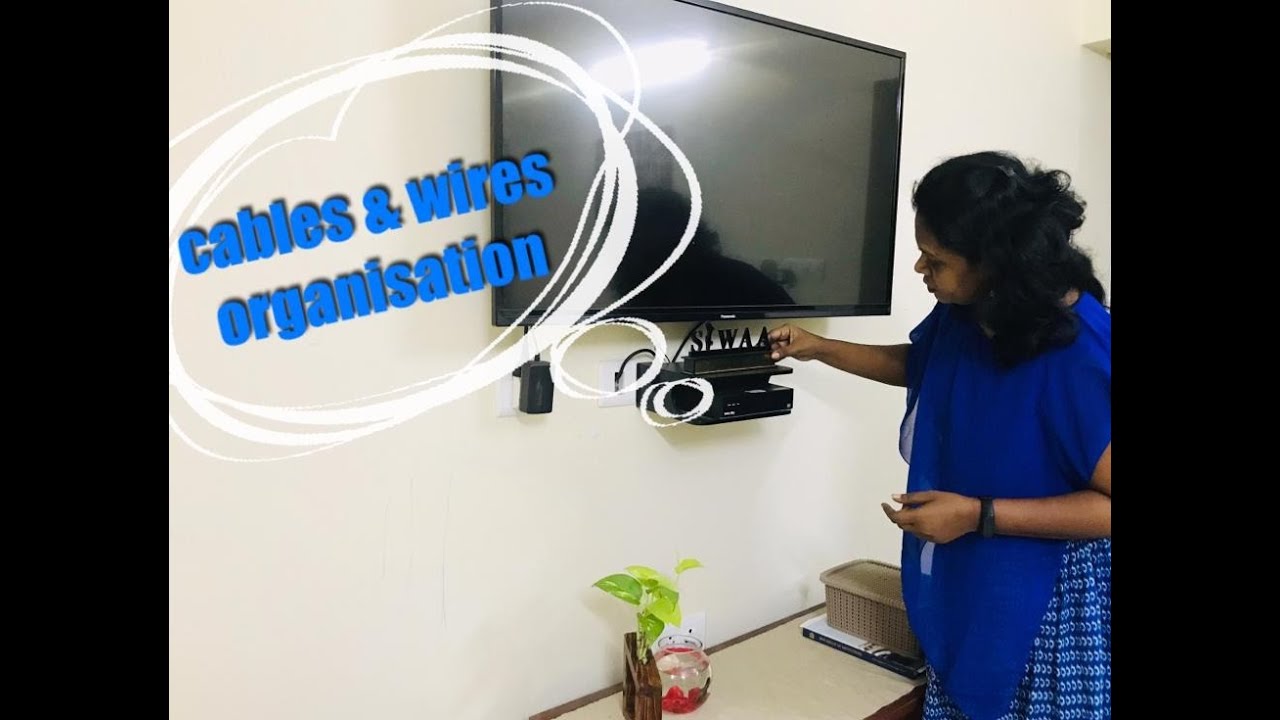 Rental friendly hacks on cables & wires organisation in Tamil