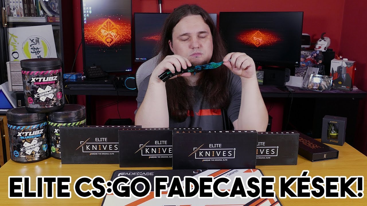 ELITE FadeCase CS:GO kések & X-Gamer Energy | Unboxing