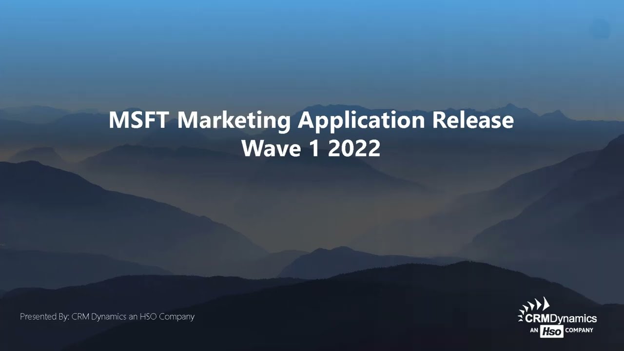 Marketing Application Wave 1 Video2022