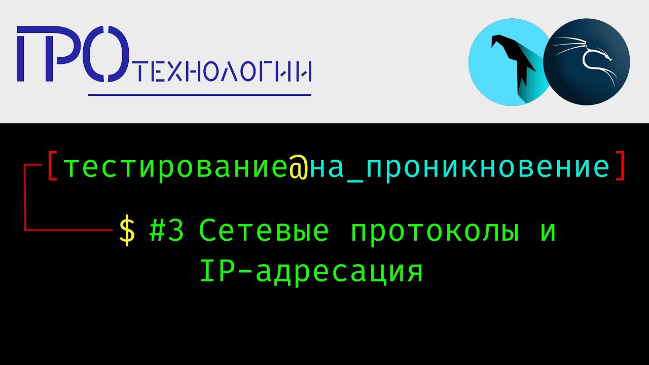 Pentest 3 Сетевые протоколы и IP адресация