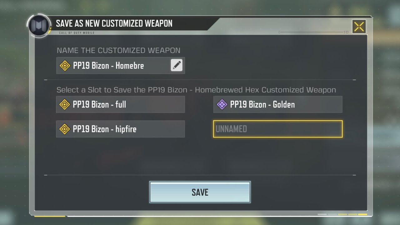 COD-mobile I will show you how to delete saved gun blueprints to avoid confusion when selecting one.