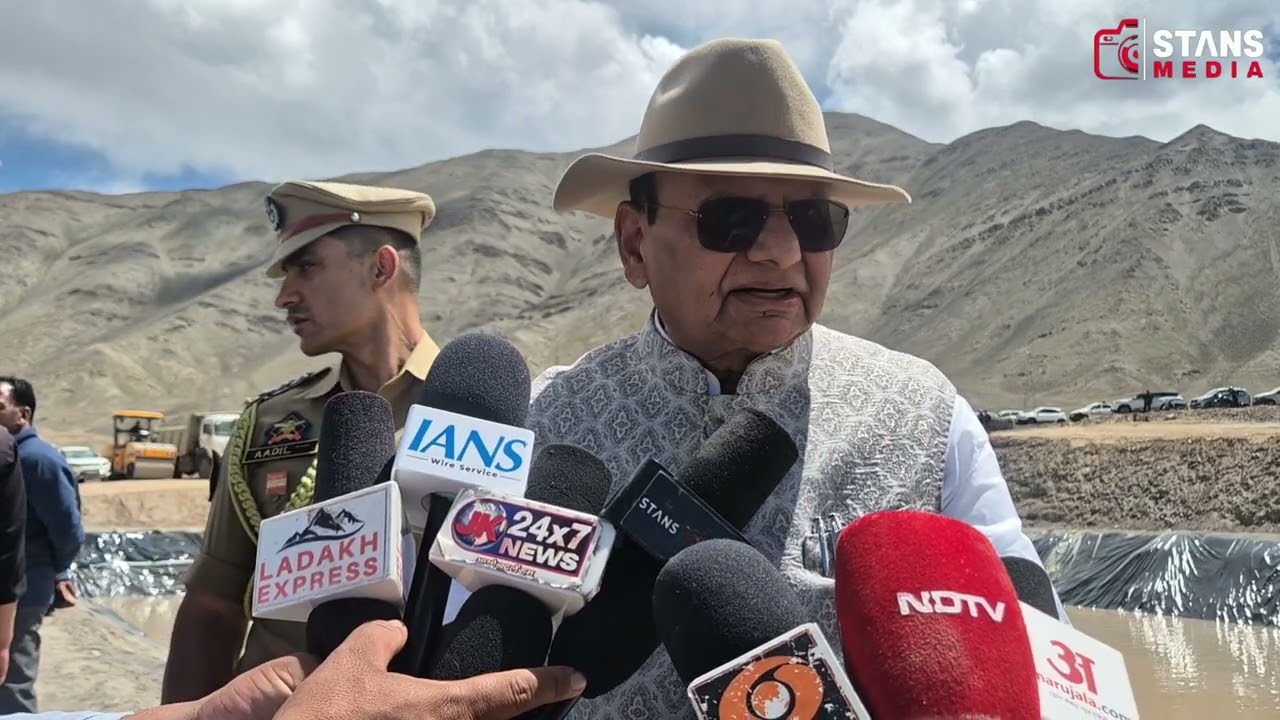 60 Lakh Litre Glacier Water Reservoir Launched Under Project Him Sarovar in Leh