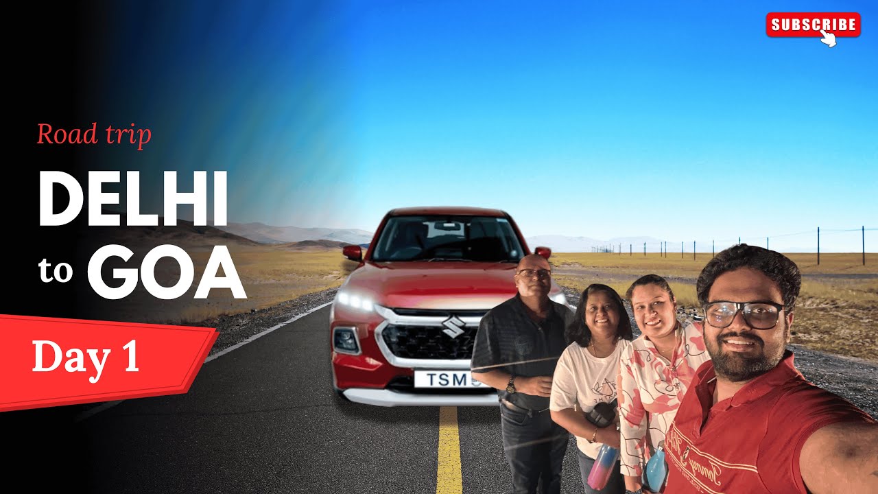 Delhi to Goa by Road | 2,000+ KM, Zero Plans & Pure Chaos | Pandas Road Trip EP-1