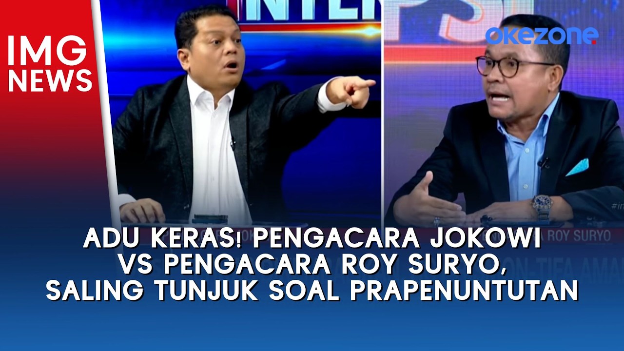 Adu Keras! Pengacara Jokowi vs Roy Suryo, Saling Tunjuk soal Prapenuntutan