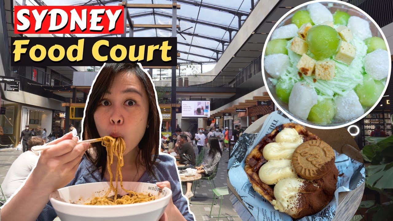 24 Hours eating at FOOD COURT MALL - BEST Banh Mi in Sydney Shopping Centre Tour