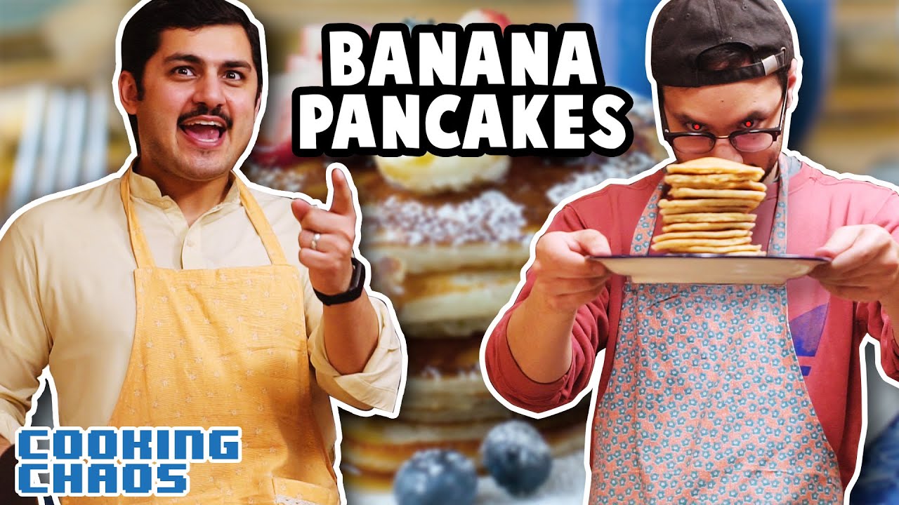 Banana Pancakes & Coffee (Sunday Breakfast Special) | Cooking Chaos